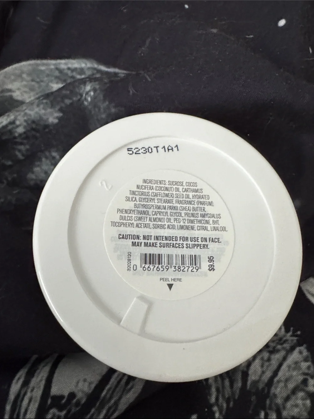 Bath & Body Works True Blue Spa Hand Sugar - Navy Blue & White